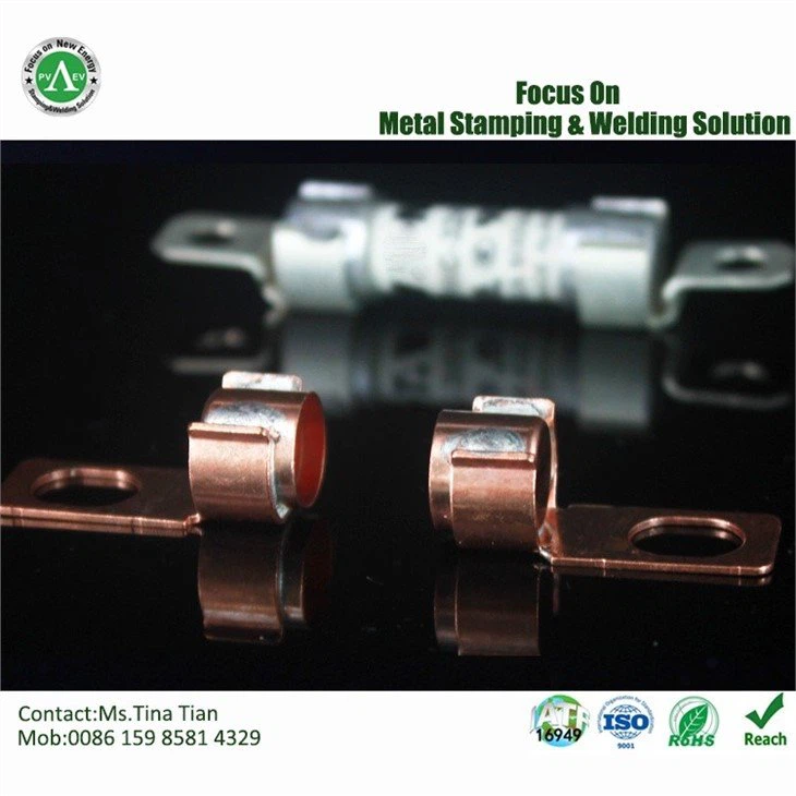 Fast Blown Fuse Copper Cap and Termial Components