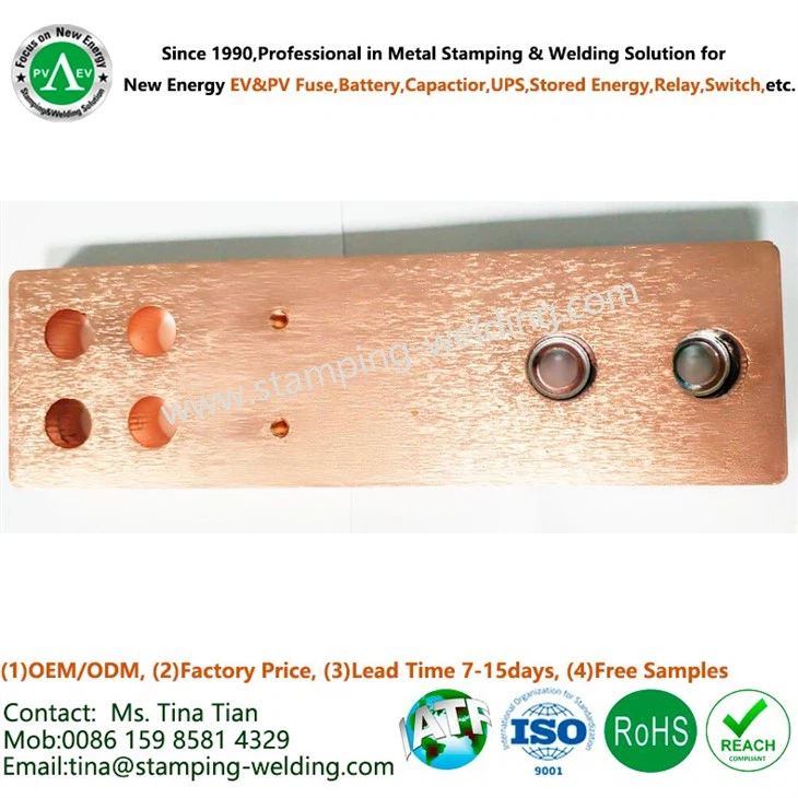 Copper BusBar With PEM Nut