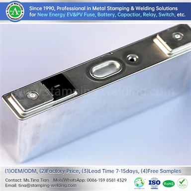 Aluminijasto ohišje baterije