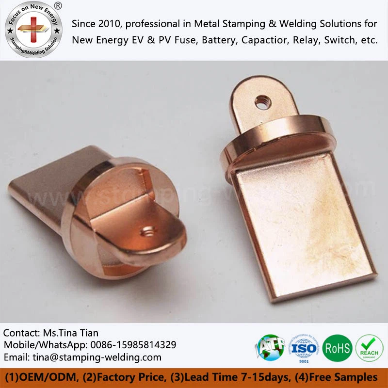 Bakreni kontakt z varovalko EV