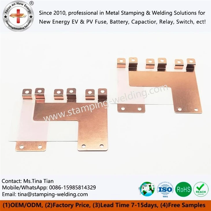 Stacked copper bar