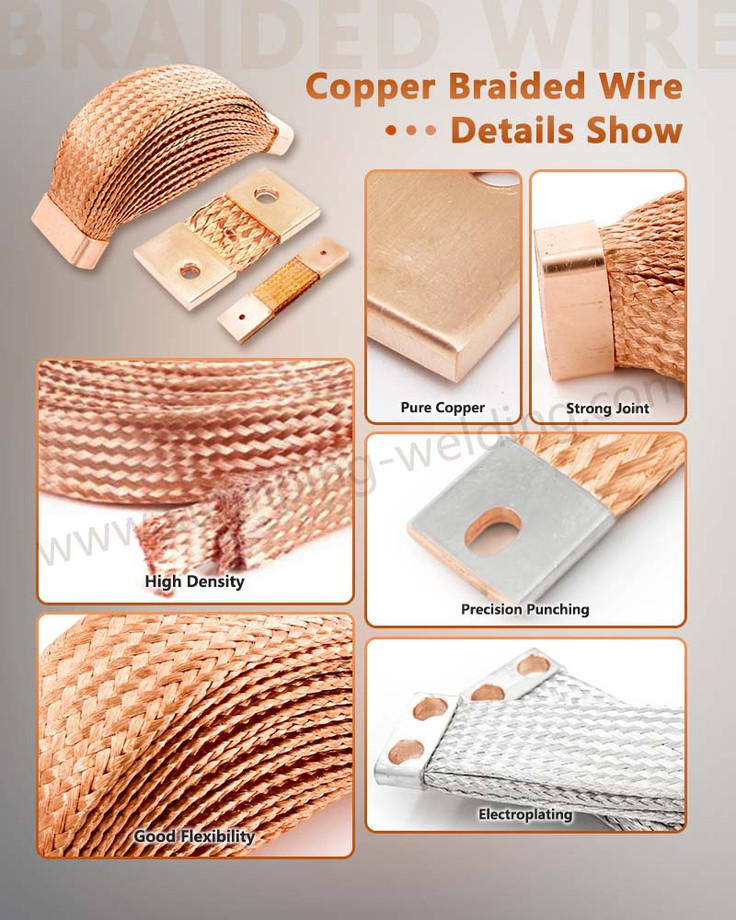 Copper Braided Flexible Connectors Details Show Copper Braided Flexible Connectors Details Show