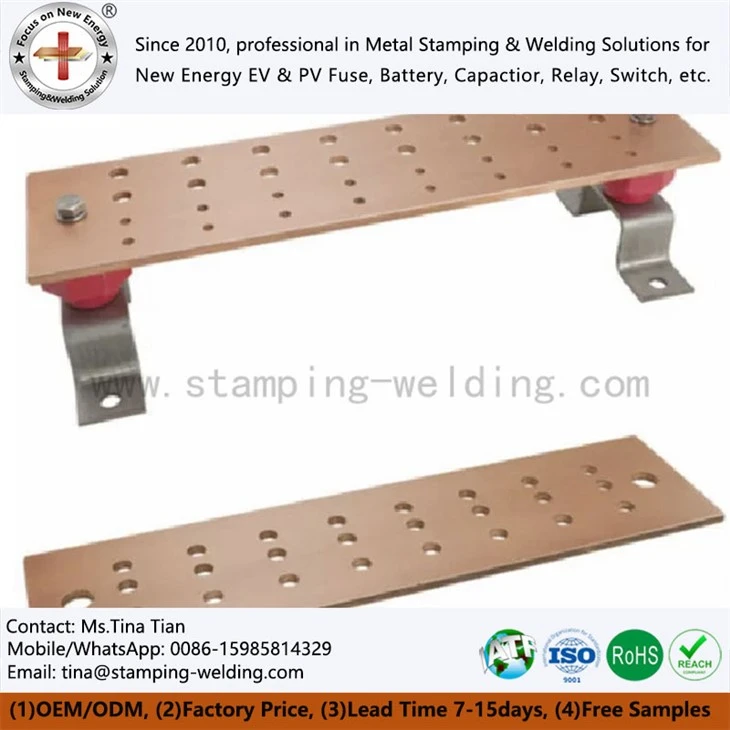 Custom Copper Grounding Busbar