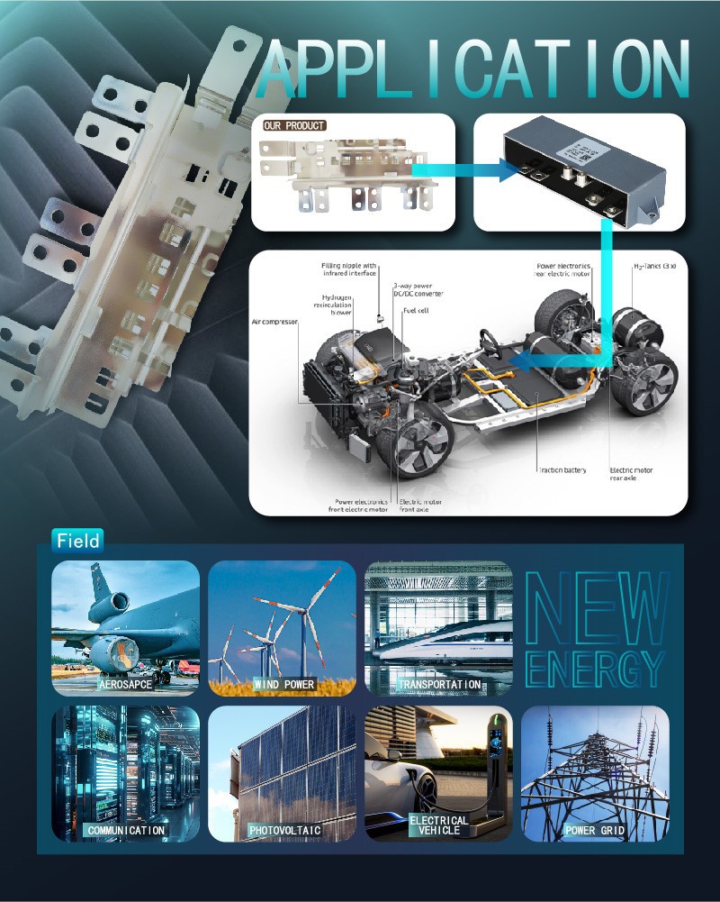 Application of busbar